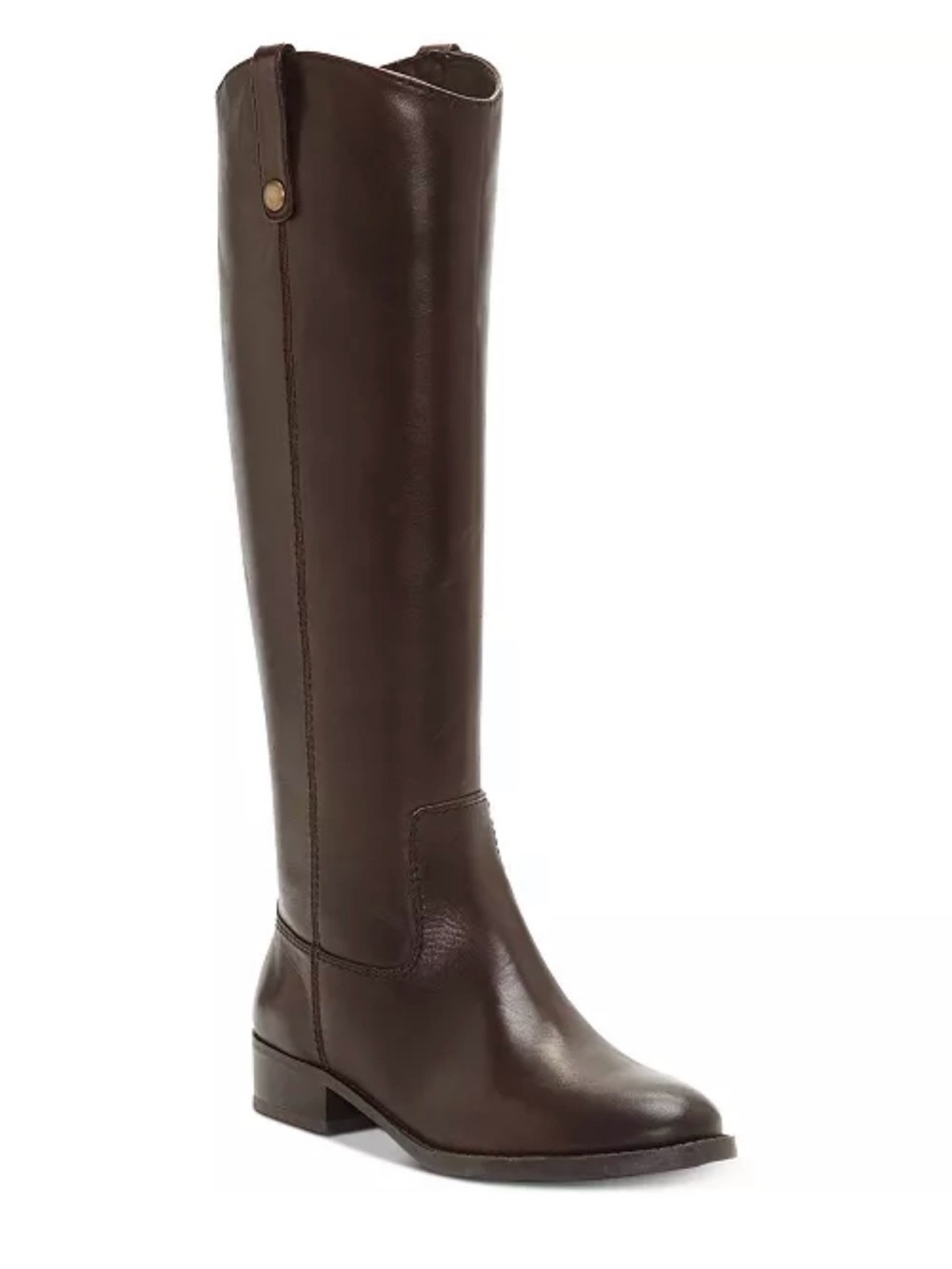 Classic Women's Tall Riding Boots - Dark Brown